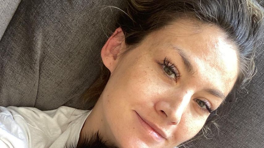 Fiona Erdmann mit ihrem Baby