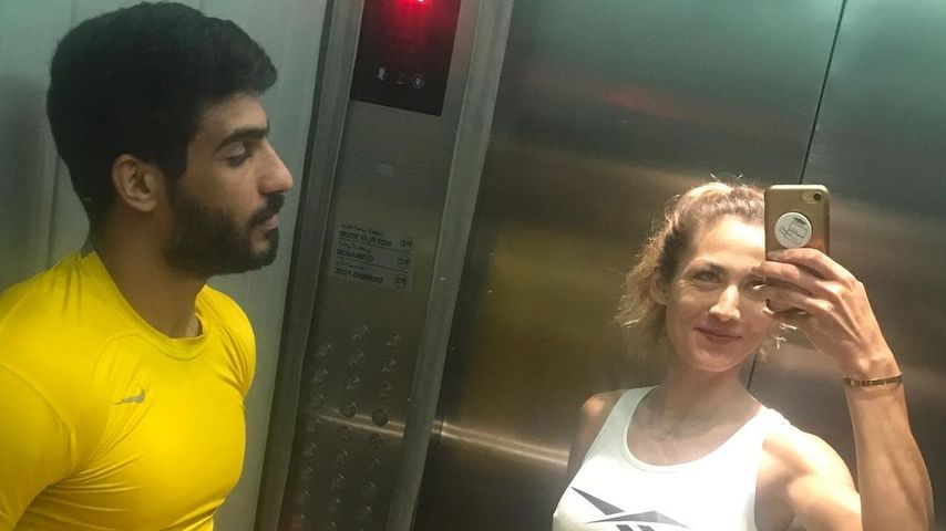 Fiona Erdmann mit ihrem Partner Mo