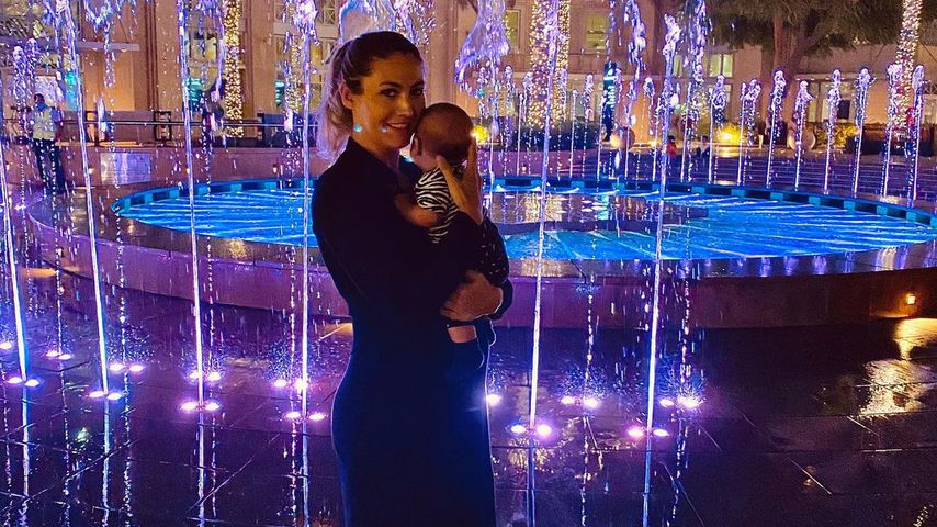 Fiona Erdmann mit ihrem Sohn Leo Luan, November 2020