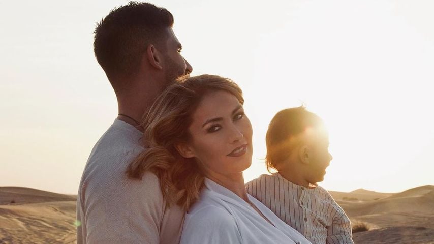 Fiona Erdmann mit Mohammed und ihren Sohn Leo im Dezember 2021