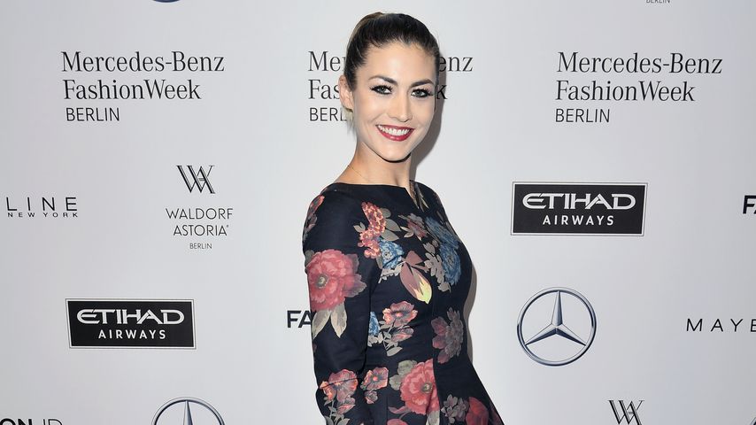 Fiona Erdmann auf der Fashion Week in Berlin im Januar 2017