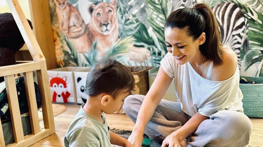 Fiona Erdmann und ihr Sohn Leo