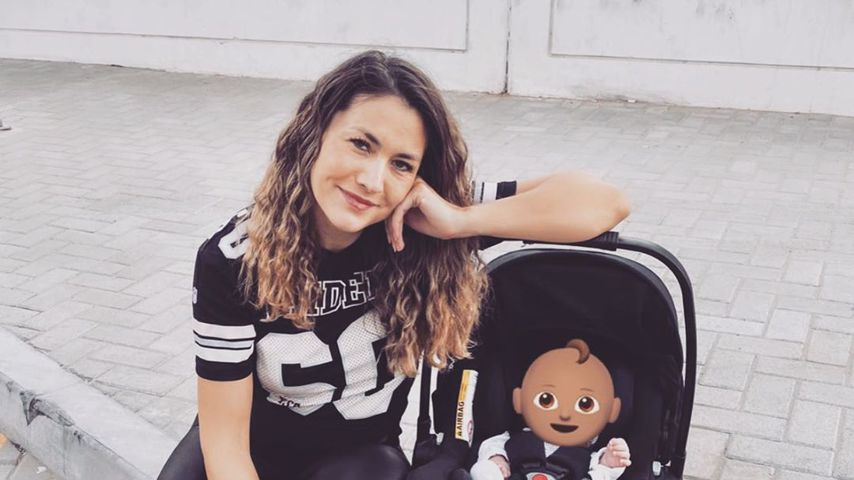 Fiona Erdmann und ihr Baby