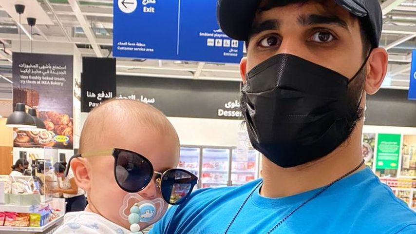 Fiona Erdmanns Partner Mohammed mit Sohn Leo Luan
