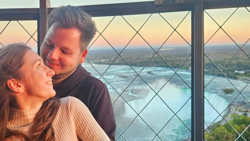 Sara und Felix von "First Dates", Niagarafälle kanadische Seite, Oktober 2024