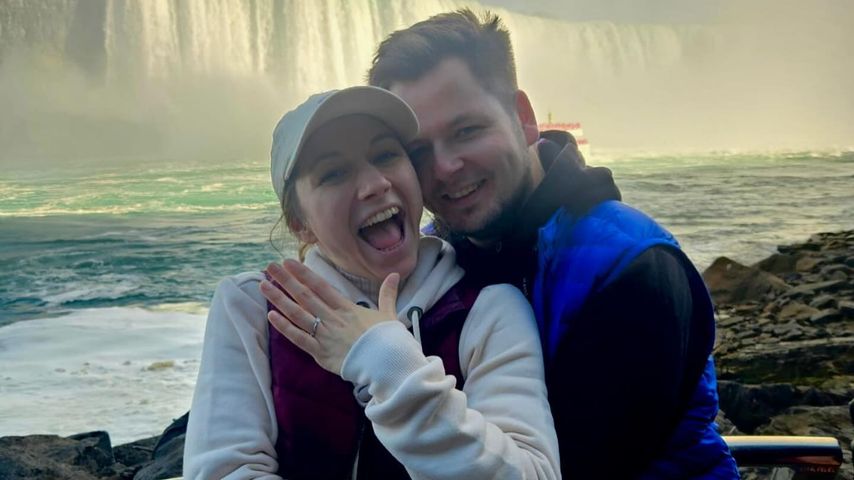 "First Dates"-Paar Sara und Felix, Niagarafälle kanadische Seite, Oktober 2024