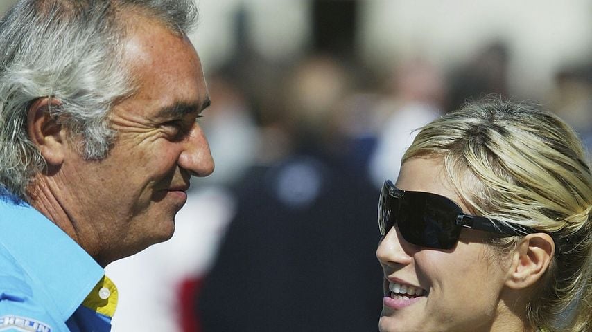 Flavio Briatore und Heidi Klum im September 2003