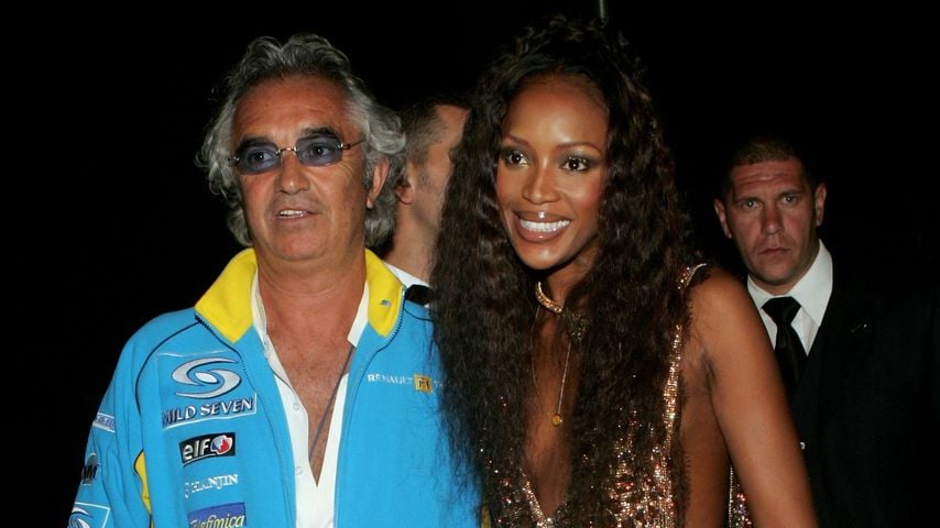 Flavio Briatore und Naomi Campbell im Mai 2005