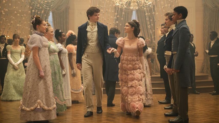 Florence Hunt als Hyacinth Bridgerton in der vierten "Bridgerton"-Staffel