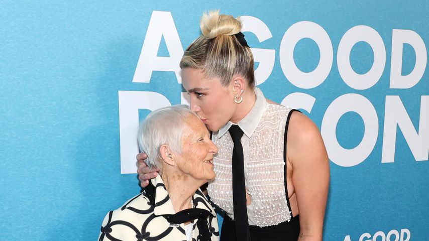 Pat Mackin und Florence Pugh im März 2023