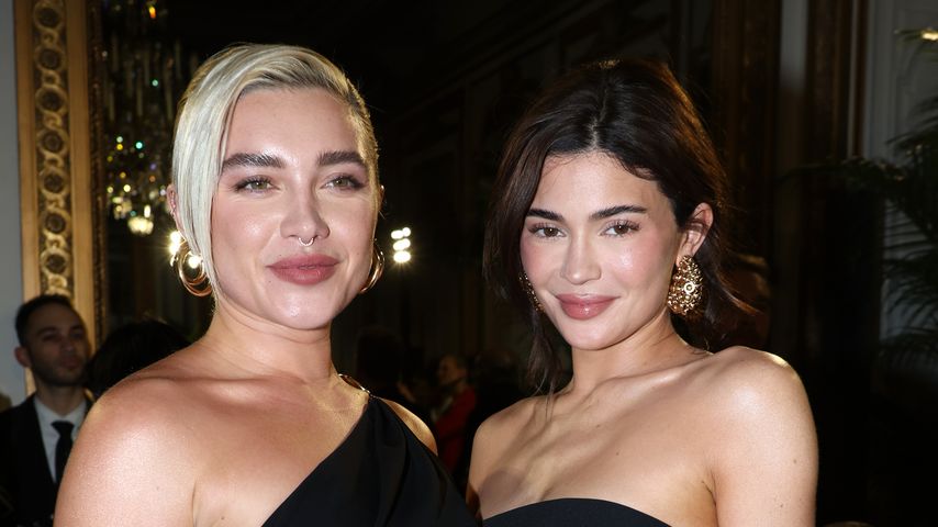 Florence Pugh und Kylie Jenner im Januar 2024