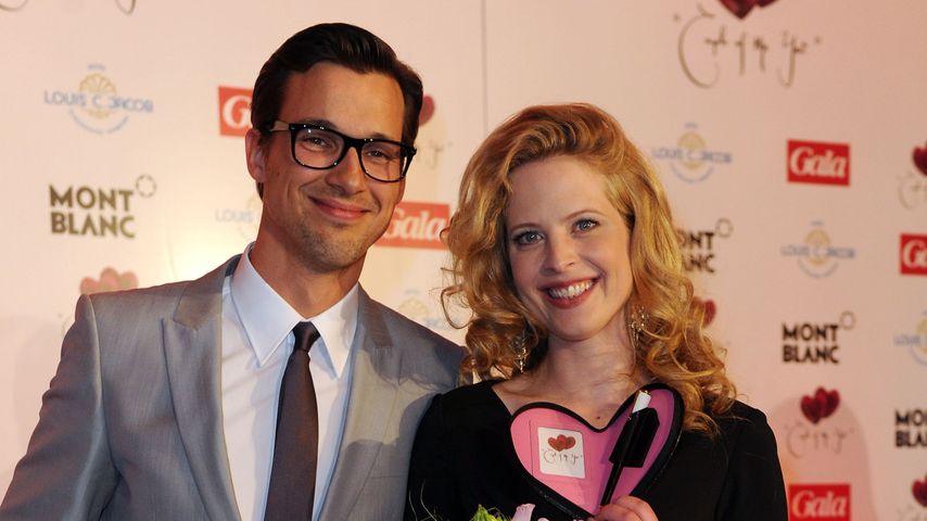 Florian David Fitz und Diana Amft im April 2010