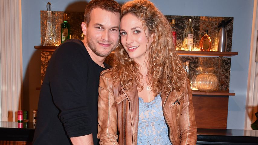 Florian Frowein und Léa Wegmann beim Fotocall der 16. Staffel "Sturm der Liebe"