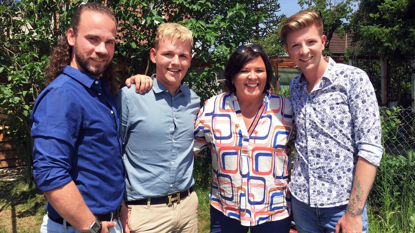 Florian, Nico, Vera und Peter bei "Schwiegertochter gesucht"
