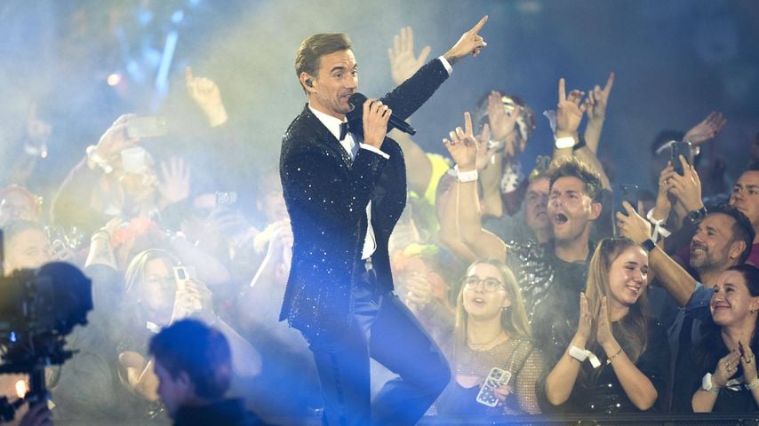 Florian Silbereisen beim Silvester-Schlagerbooom 2026 – Die Wunderlichtershow! im BMW Park in München