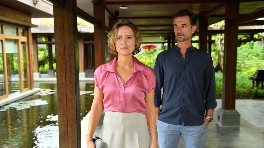 Wanda Perdelwitz und Florian Silbereisen beim "Traumschiff"