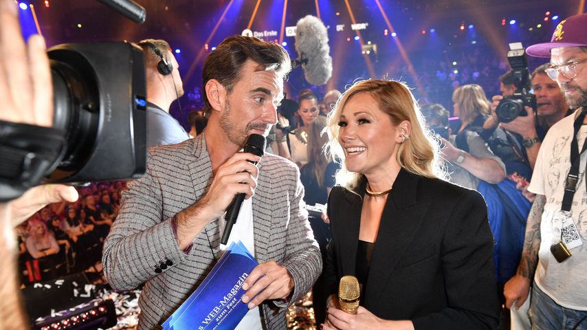 Beste Freunde: Helene Fischer schwärmt backstage von Florian