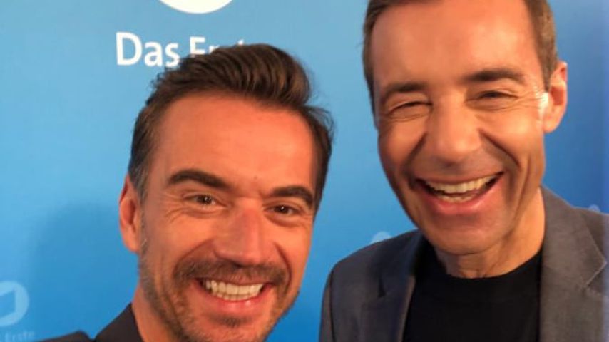 Selten: Florian Silbereisen und Kai Pflaume im Selfie-Wahn