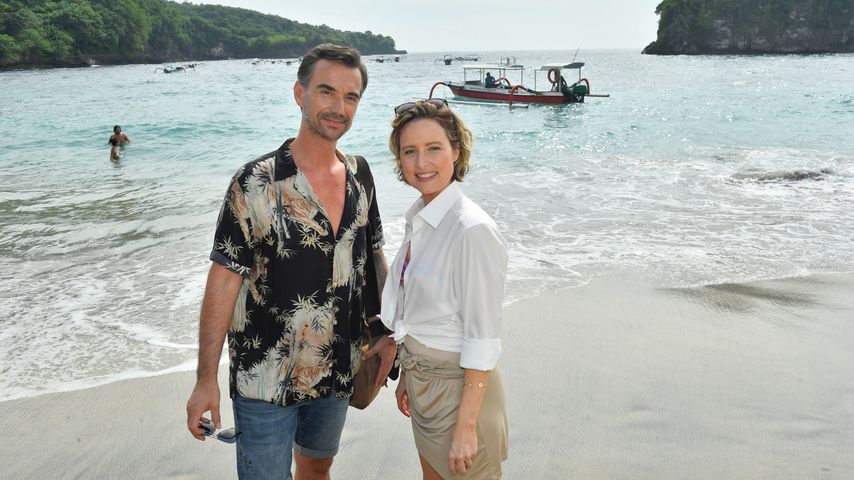 Florian Silbereisen und Wanda Perdelwitz beim "Traumschiff"