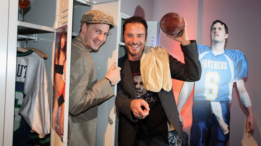Florian Simbeck und John Friedmann im Januar 2009 in München