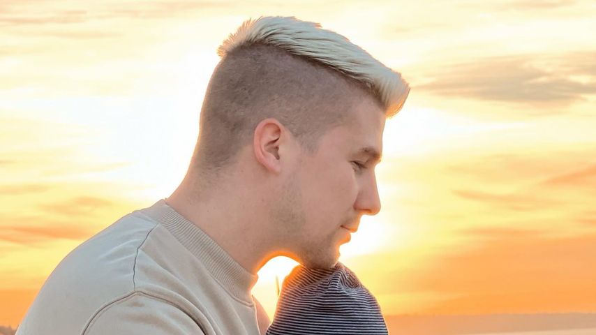 Florian Thiele mit seinem Sohn