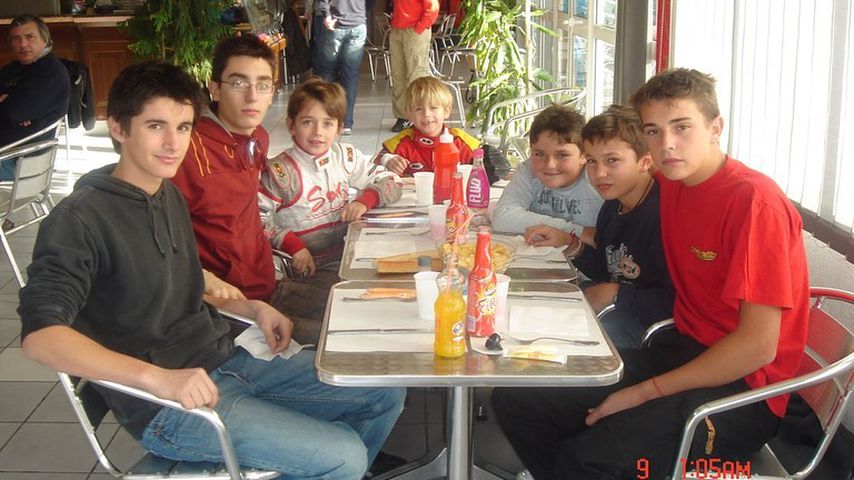 Formal-1-Stars Charles Leclerc (l.) und Jules Bianchi (r.) in jungen Jahren