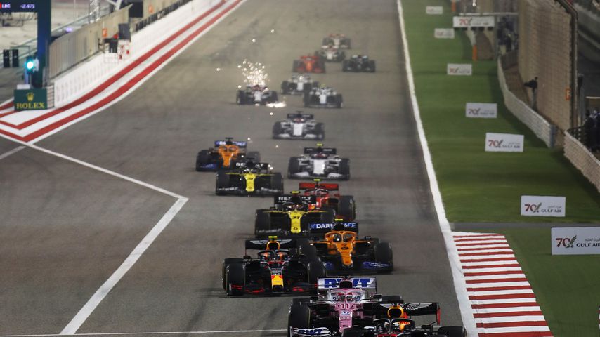 Die Formel-1-Piloten beim Großen Preis von Bahrain im November 2020
