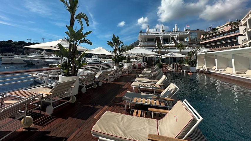 Der Yacht-Club von Monaco.