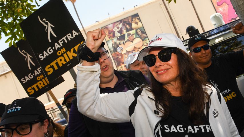 Fran Drescher beim Streik der SAG-AFTA 2023