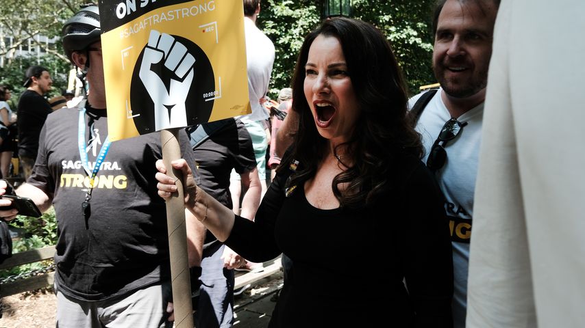 Fran Drescher beim Hollywood-Streik 2023