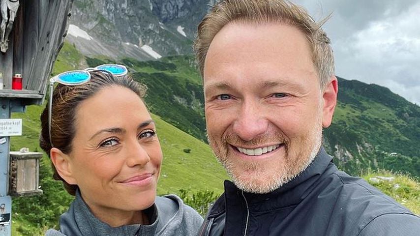 Franca Lehfeldt und Christian Lindner im Juli 2021