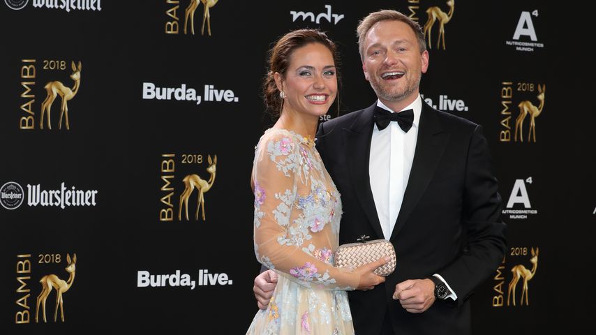 Franca Lehfeldt und Christian Lindner im November 2018
