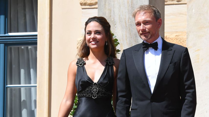 Franca Lehfeldt und Christian Lindner im Juli 2018 in Bayreuth