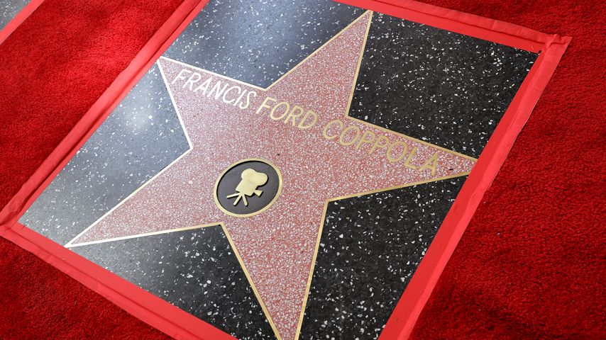 Francis Ford Coppolas Stern auf dem Walk of Fame im März 2022