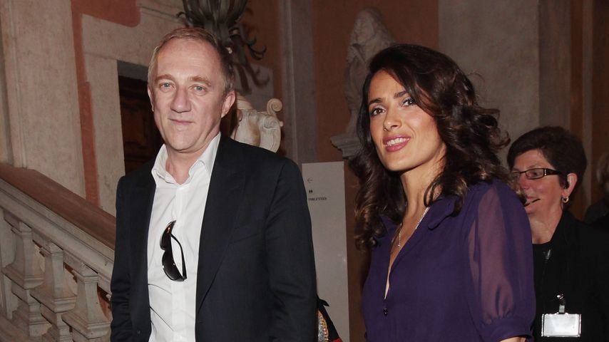 Francois-Henri Pinault und Salma Hayek mit ihrer Tochter