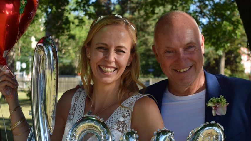 Frank Buschmann mit seiner Frau Lisa Heckl