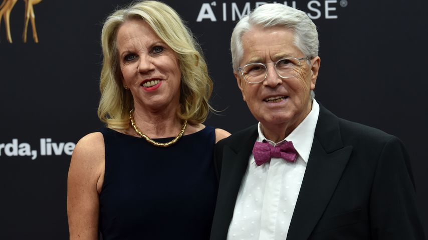 Frank Elstner und seine Ehefrau Britta Gessler bei der Bambi-Preisverleihung, November 2019
