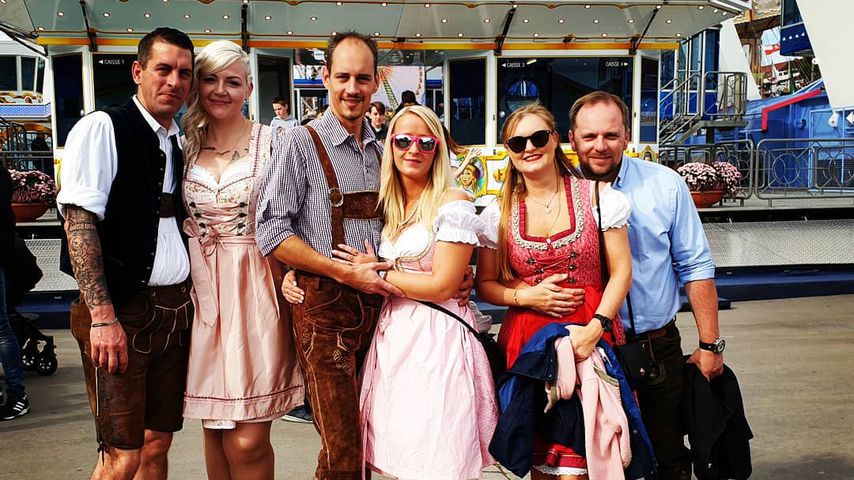 Frank (links), Steve (Mitte), Nane und Ingo (rechts) im Oktober 2019