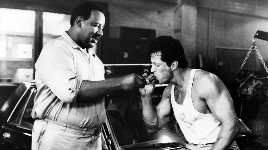 Frank McRae und Sylvester Stallone in "Lock Up"