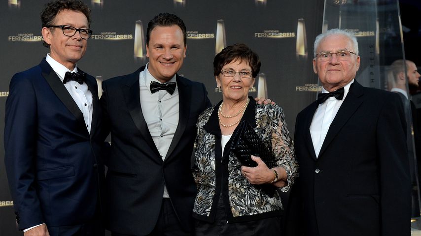 Frank Mutters mit Guido Maria Kretschmer und dessen Eltern Marianne und Erich