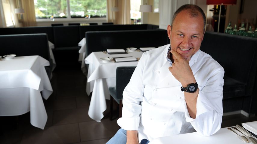 Frank Rosin in seinem Restaurant "Rosin"