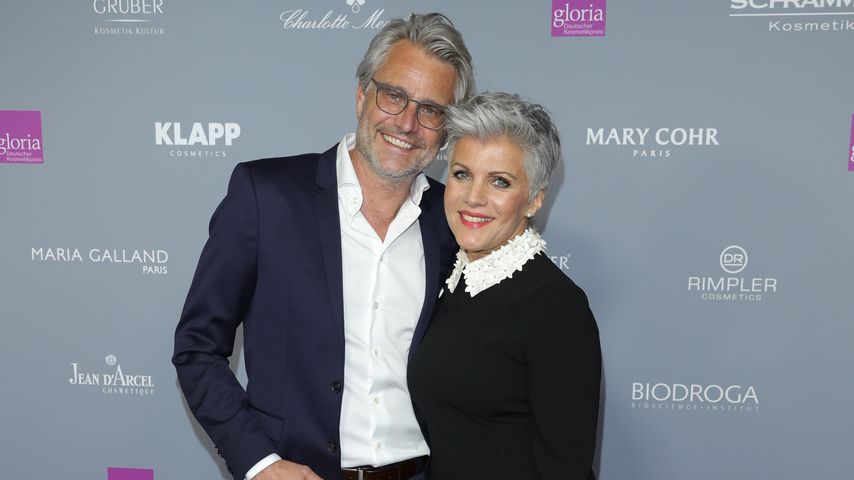 Frank Spothelfer und Birgit Schrowange im März 2019 in Düsseldorf