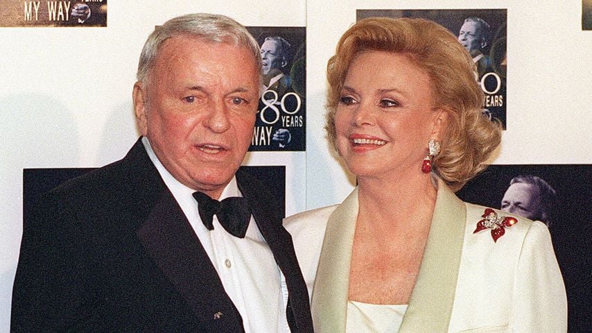 Frank und Barbara Sinatra 1995 in Los Angeles
