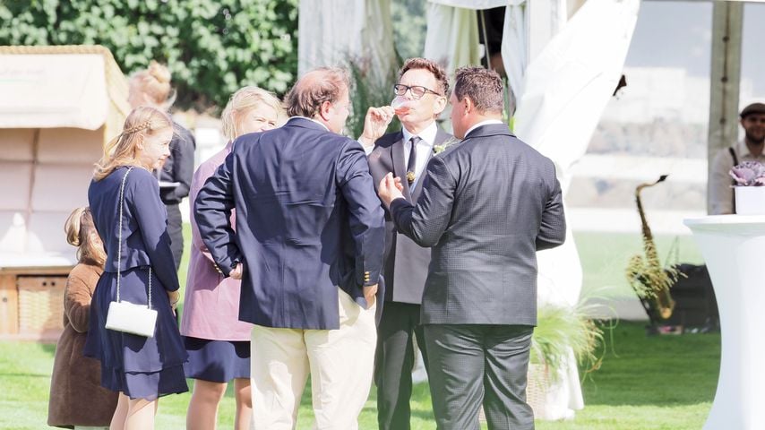 Frank Mutters und Guido Maria Kretschmer (r.) bei ihrer Hochzeit