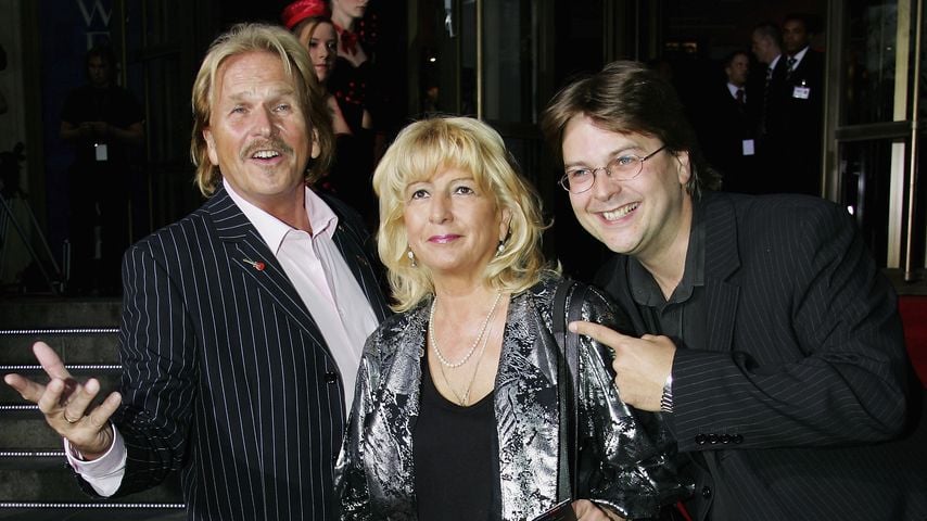 Frank Zander mit Frau Evy Zander und Sohn Marcus Zander, September 2006