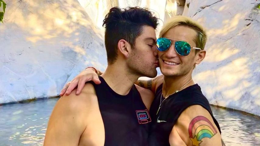 Frankie Grande (r.) und sein Verlobter Hale Leon