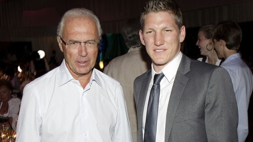 Franz Beckenbauer und Bastian Schweinsteiger 2009
