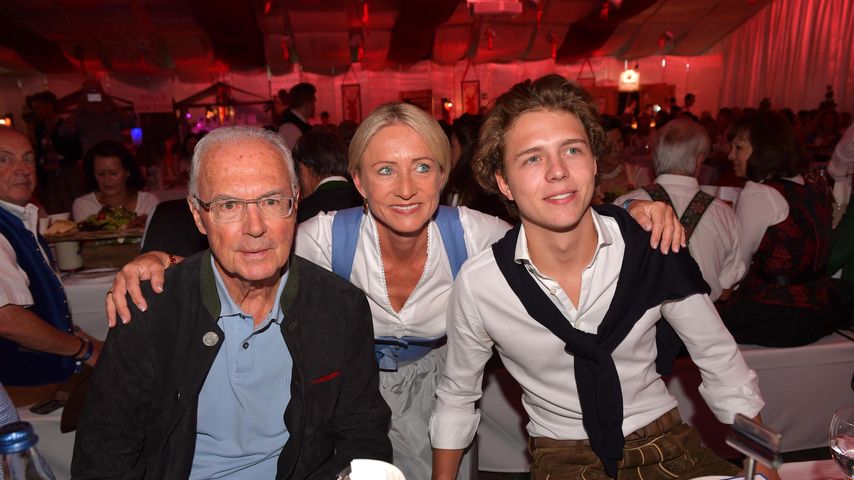 Franz, Heidi und Joel Beckenbauer
