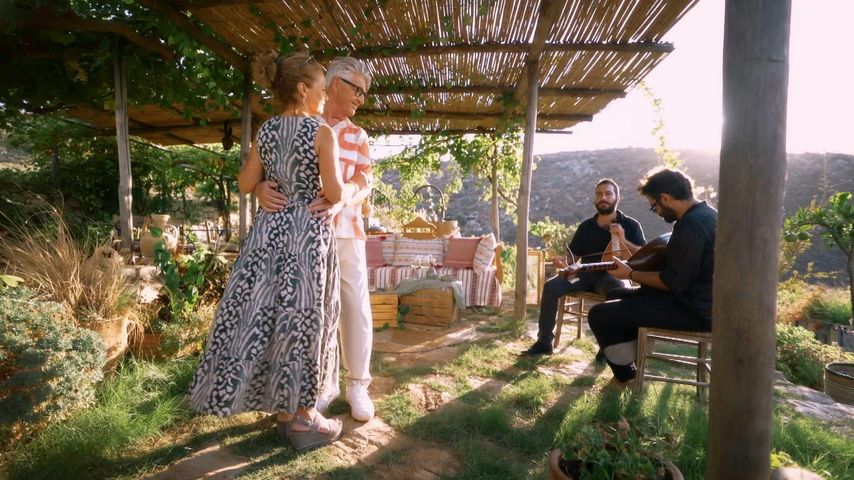 Franz Stärk und Sylvia bei "Golden Bachelor" 2024