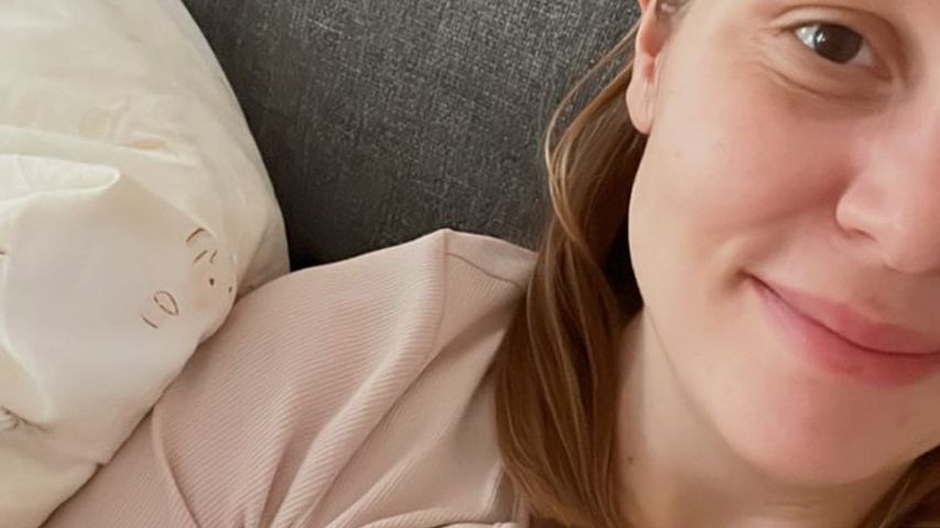 Franziska van der Heide mit ihrer Tochter